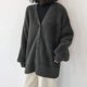 thumbnail image 1 of Suéter de cuello en V para mujer, ropa exterior de otoño e invierno, suéter de lana de visón sintético, suéter de punto con temperamento, cárdigan de punto con mangas al hombro, suéter de cuello en V,, 1 of 6