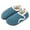 Blue, variant on BadPiggies Fuzzy Slippers for Women Men, Super Soft Indoor Fleece Lined House Shoes Anti-Skid Rubber Sole