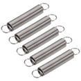 thumbnail image 1 of Unique Bargains 1mmx10mmx60mm Ressort de Compression Prolongée, Capacité de Charge de 3,4 Lbs, Argent, Pack de 5, 1 of 5