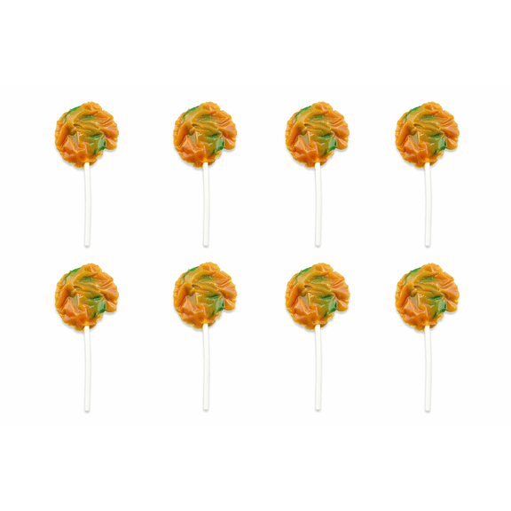 Tootsie Caramel Apple Pops Green Apple Chewy Caramel Individually Wrapped 8 Count