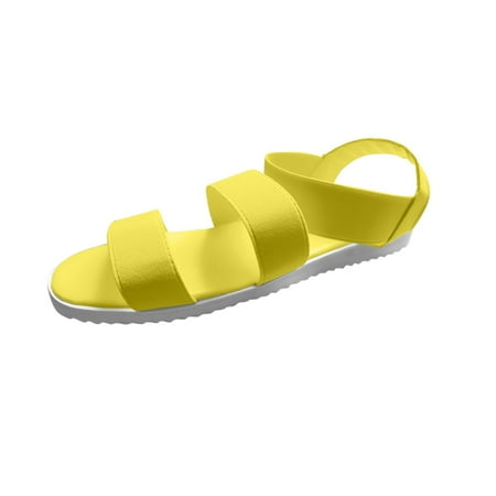 

Rdeuod Shoes For Women Large Size Summer Platform Fashion Cross Strap Wedges Sandals Womens