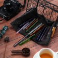 thumbnail image 4 of 12 Pieces Glass Test Tube Glass Tubing with 2 Brushes Reusable Samples Collection Lab Supply for Home Planting Festival Party Decoration Candy Storage (Pink, Blue, Green, Black, Clear,4 x 0.5 Inch), 4 of 6