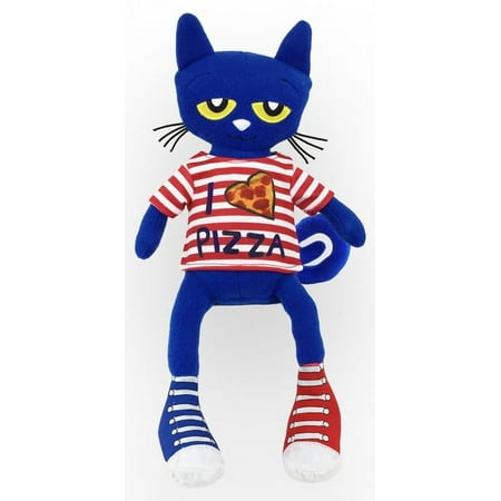 UPC: 9781579824518 | MerryMakers Pete the Cat Pizza Party Soft Plush Blue Cat Stuffed Animal Toy 14.5-Inch based on the book series by James Dean