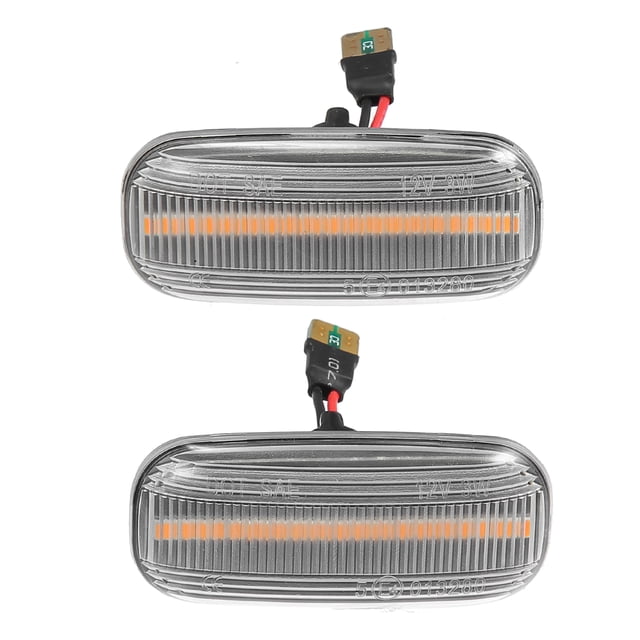 Coche LED Lateral Marcador Luz 8E0949127 para Audi ABS PC Amarillo Luz