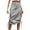 Gray #1, variant on pstuiky Skirt for Women , Women Solid Color Tooling Skirt Elastic Waist Skirt Button Zipper Lace-Up Skirt Mid-Calf Skirt Pocket Leisure