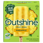 Outshine Pineapple Frozen Fruit Bars, 6 Count, 1 Pack, 14.7 oz
