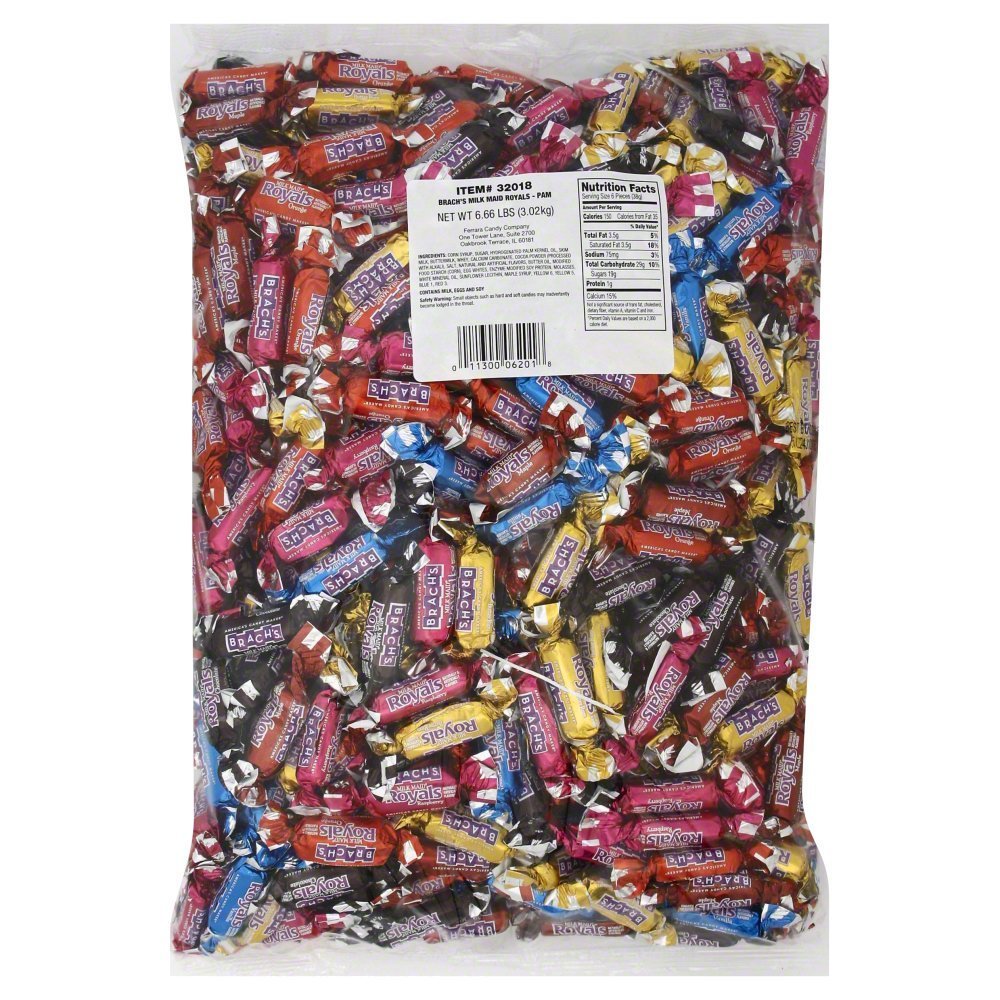Brach's Milk Maid Royals Filled Caramels, 6.6Lb Bulk