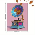 thumbnail image 3 of Vintage Gramophone Art Canvas Print，Vintage Decor for Living Room Bedroom Office Cafe Bar, 3 of 8