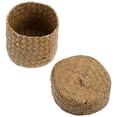 thumbnail image 3 of SHISUYAN Handmade Woven Flower Basket Gift Box Mini Sundries Container With Lid, 3 of 8