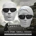 thumbnail image 6 of Bikershades SMALL Night Riding Motorcycle Safety Glasses Foam Padded Women, Boys and Girls…, 6 of 8