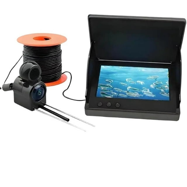 Underwater Fishing Camera Fishing Camera for Lake Ice Fishing 15/20/30/50m Depth Detection Ranges Fish Finder Camera 69HD ,Easy to Use