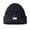 Navy, variant on Womens Ribbed Knit Beanie Hat Mountain Print Patch Breathable Stretchy Beanie Midweight Fall Outdoor Activities Casual Trendy Hats