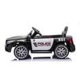 thumbnail image 6 of Xuanlur 12V Power Ride on Toys for Toddlers, Licensed Mercedes-Benz Ride on Cars for Kids, Kid Electric Car, Aged 1-4Y, Black Police Car, 6 of 7