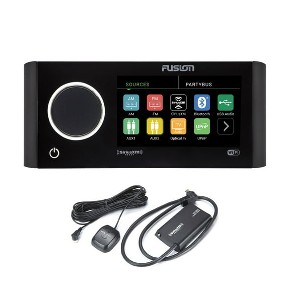 Garmin Fusion MS-RA770 Apollo Series Touchscreen Marine DIgital Media Receiver with Built-in Wi-FI with SXV300M1 Satellite Radio Tuner with Marine/RV Antenna