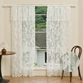 thumbnail image 5 of Lace Window Valance 183x183cm/100x200cm Lightweight Sheer Curtains Easy Installs, 5 of 19