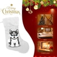 thumbnail image 4 of Coolnut Siberian Husky Puppy Christmas Stockings, Christmas Presonalized Large Stocking Sock, Set of 2 Xmas Party Winter Decor Candy Bag Family Holiday Gift, 17.7 Inch, 4 of 7