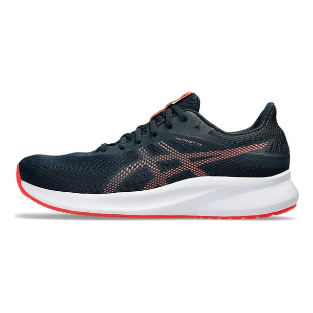 Tenis Asics Patriot 13 Para Correr Hombre Azul Rojo 1011B485408 azul marino 27