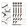 thumbnail image 4 of TISHITA Silicone Eyeglasses Straps Ear Grips Hook Eyewear Retainer Set 18 Pairs, 4 of 5