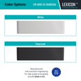 thumbnail image 7 of 33 x 19 Inch Crestwood Farmhouse Sink, Charcoal Fireclay Kitchen Sink, Single Bowl Apron Front, Plain Farm Sink, 7 of 7