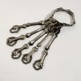 thumbnail image 3 of Pulsera De Mano De Esqueleto De Halloween Con Anillo, Pulsera De Metal Punk, Anillo De Dedos De Esqueleto Para Mujeres Y Hombres, Regalos seitruly AP006169-01, 3 of 6