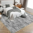 thumbnail image 3 of Shininglove Washable Area Rugs 10' x 13' Large Modern Abstract Plain Texture Living Room Carpet, Contemporary Non-Slip Accent Floor Mat for Playroom Nursery Room(Grey), 3 of 7