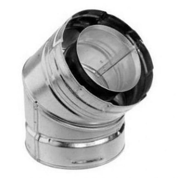 SLP SLP45 45 deg Elbow Elbow Venting Component for Gas Fireplaces