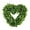 A, variant on Artificial Green Leaves Wreath for Front Door Heart Shaped Simulation Garland Shell Grass Boxwood Wreath for Home Wall Window Farmhouse Hanging Decoration 16 Inch