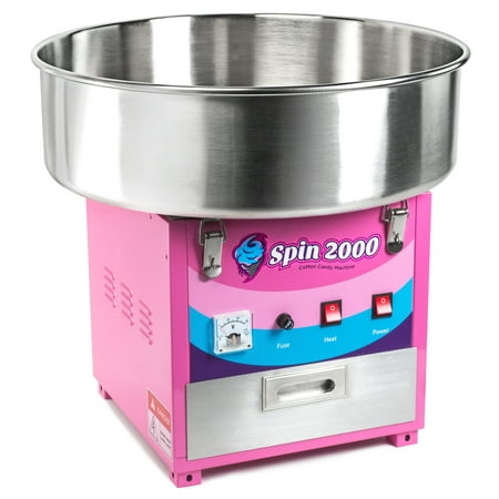Olde Midway Commercial Quality Cotton Candy Machine and Electric Candy Floss Maker SPIN