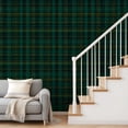 thumbnail image 3 of Peel and Stick Wallpaper Green Yellow Plaid Tartan Self Adhesive Removable Renter Friendly Contact Paper for Bedroom 24in x 118in, 3 of 8