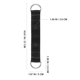 thumbnail image 2 of IDEANATEGRATE 1Ud Swing Hanging Straps Negro Fitness Práctico Para Entrenamiento De Resistencia En Interiores, 2 of 7