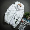 thumbnail image 3 of TrendOFT Womens Raincoats Lightweight Waterproof Windproof Adjustable Windbreaker Rain Jacket Hooded with Pockets White XXXL, 3 of 7