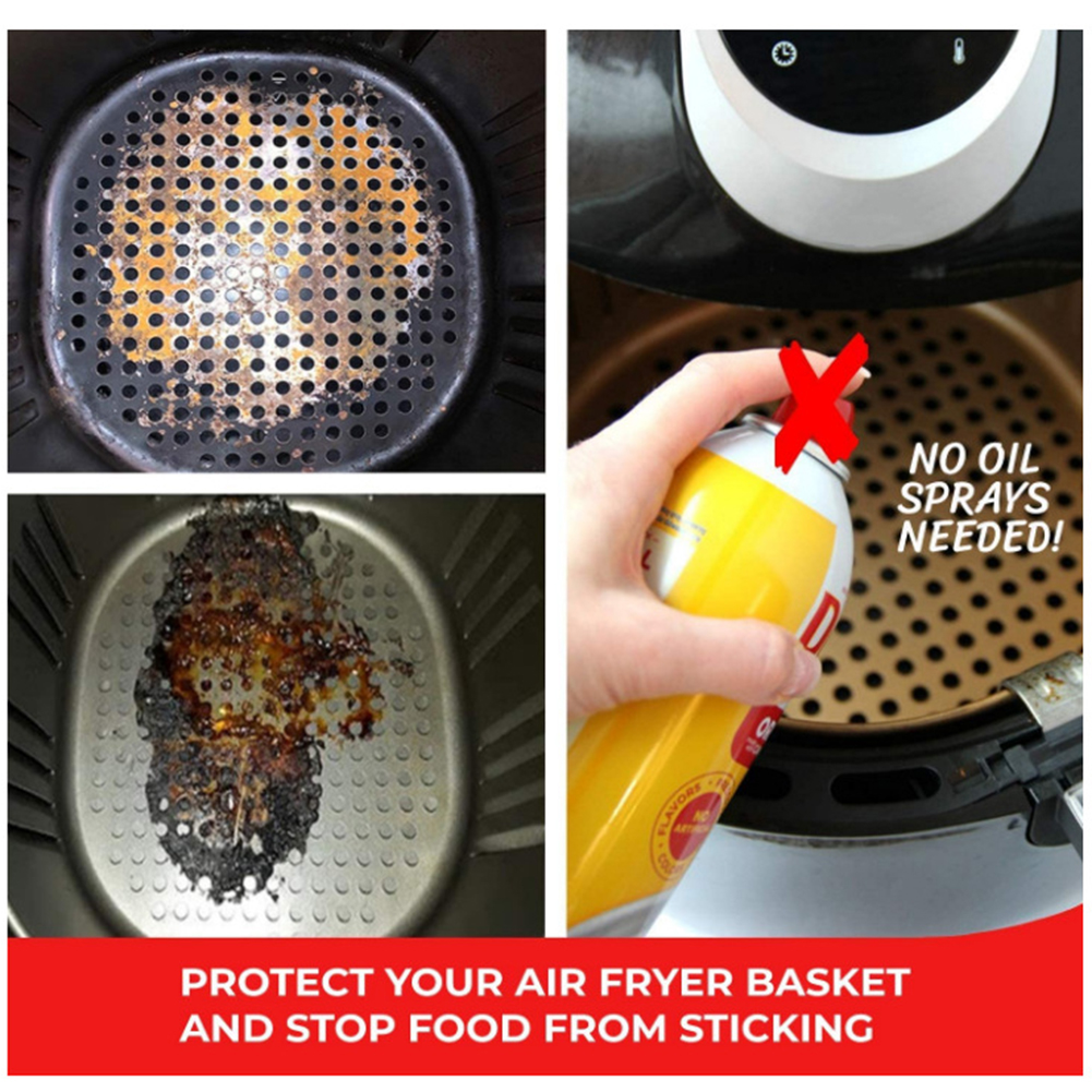 yilovego Air Fryer Liner Pad Silicone Baking Anti Slip Steamers Mats