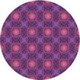 thumbnail image 1 of Ahgly Company Indoor Round Patterned Orchid Purple Area Rugs, 6' Round, 1 of 6