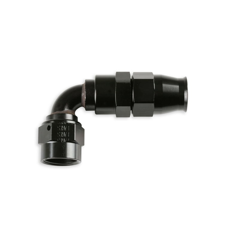 Earl's 6AN 90-Degree Ultrapro Crimp-On Hose End Black Earl's 6AN 90-Degree Ultrapro Crimp-On Hose End Black