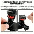 thumbnail image 4 of Misright Secure Camera Cage Mount Adapters for Action5 Action Cameras 1/4 Screw, 4 of 7