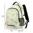 thumbnail image 3 of Pastel bows seamless pattern Backpack Bookbag Laptop Purse Casual Daypack for Teen Women Men College Travel, 3 of 5