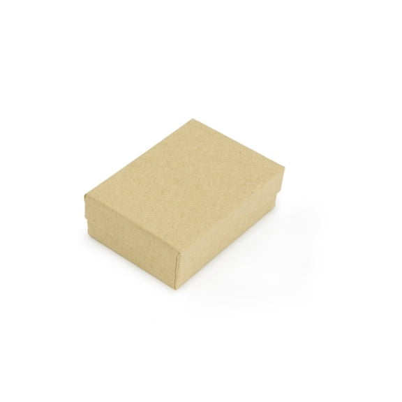 #11 Charm Size 1-3/4 x 1-1/8 x 5/8 inches - 20 pack Natural Kraft Jewelry Gift Favor Boxes