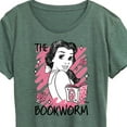 thumbnail image 3 of Disney Princess - Belle The Bookworm - Women's Short Sleeve Graphic T-Shirt, 3 of 5
