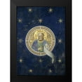 thumbnail image 2 of Giotto 14x18 Black Modern Framed Museum Art Print Titled - Prophet Malachi - Detail of Ceiling, 2 of 5