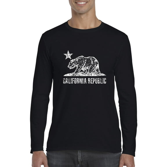Artix - Mens Long Sleeve T-Shirts - California Bear