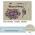 thumbnail image 2 of Valentine's Day Indoor Carpet Kitchen Rug Office Mat - Polyester Non-Slip Machine Washable, 2 of 6