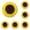 Yellow 6PCS, variant on Upgraded Sunflower Snuffle Mat 15