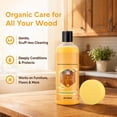 thumbnail image 2 of Beeswax Furniture Polish & Conditioner Wood Cleaner Restorer and Shine Care Wax for Cabinets, Floors, Tables & Wooden Furniture, 2 of 7