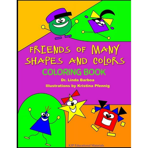 Friends of Many Shapes and Colors Coloring Book (Paperback)