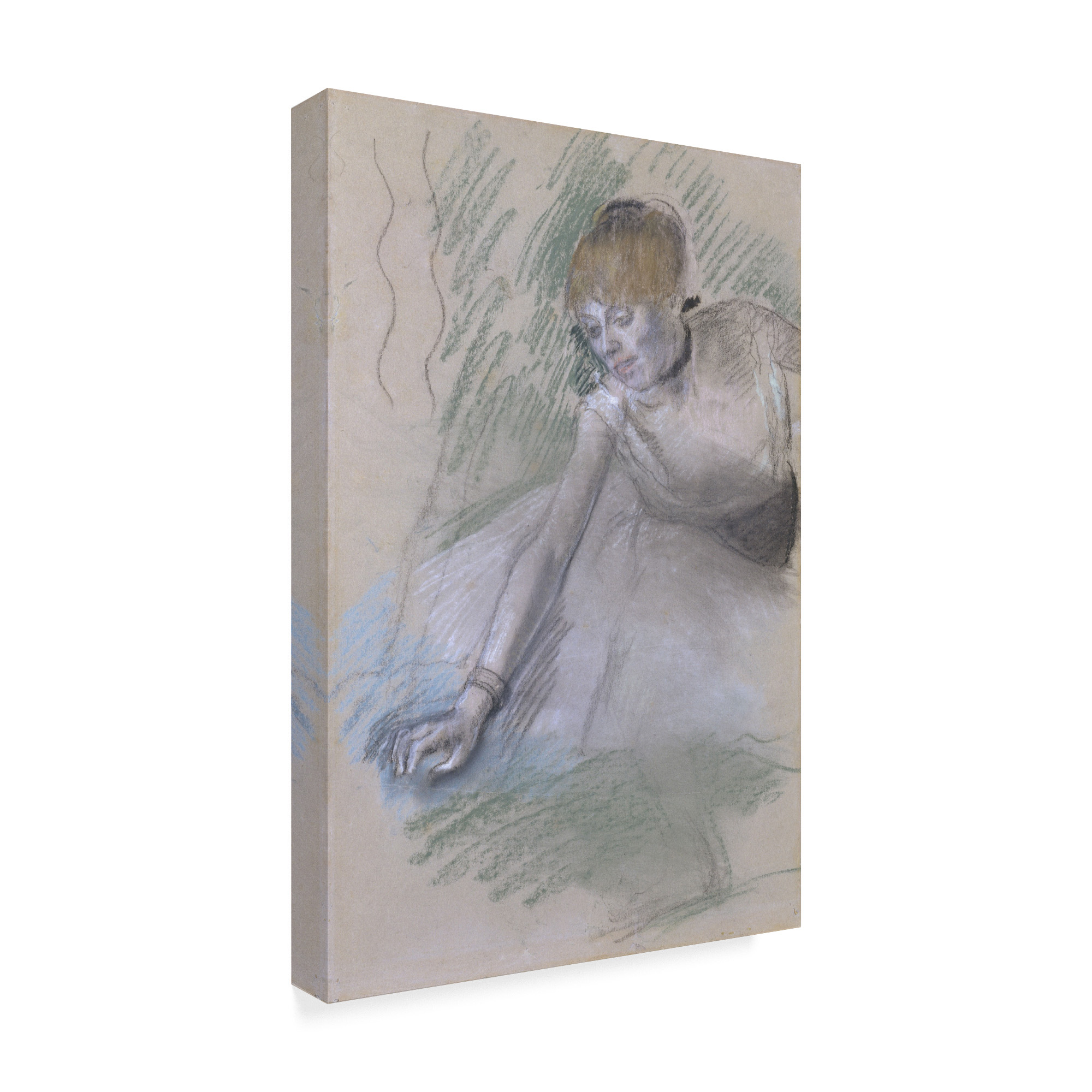 Trademark Fine Art 'Dancer' Canvas Art by Edgar Degas