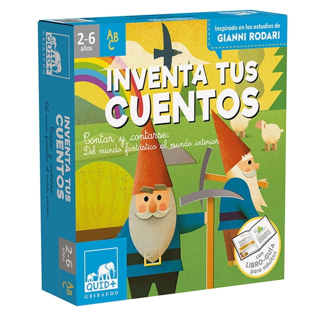 Inventa Tus Cuentos. (Incluye 4 Rompecabezas y Libro-Guía paraAdultos) Gribaudo 9788417127299