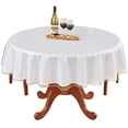 thumbnail image 2 of Heavy Duty Deluxe Clear Vinyl Tablecloth Protector 60 Round, 2 of 3