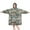 Multicolor Bigfoot and, variant on Wearable Oversized Blanket,Multicolor Bigfoot and Sticker Pattern Wearable Blanket Hoodie for Adults,Cozy Hooded Blankets with Super Pockets,Super Warm Fuzzy Pullover for Women & Men