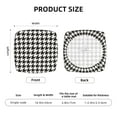 thumbnail image 6 of Gaeub Houndstooth Black And White Square Chair Seat Cushion Cover,Wear-Resistant Chair Seat Cover, Household Chair Essentials,Anti-Scratch, 6 of 9