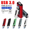thumbnail image 2 of USB 3.0 Type-C USB Flash Drive pendrives OTG Pen Drive 32GB 256GB 128GB 64GB USB pendrive Stick 2 in 1 High Speed Pendrive, 2 of 5